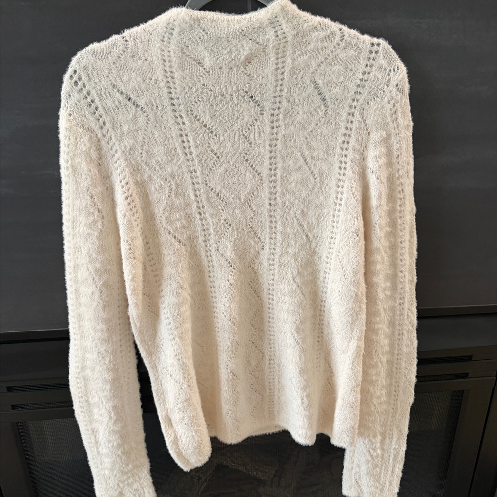 Z Supply Cream Textured Knit Sweater - Picture 4 of 4